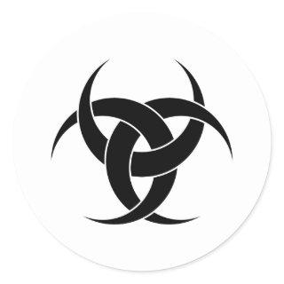 Three Crescents Classic Round Sticker