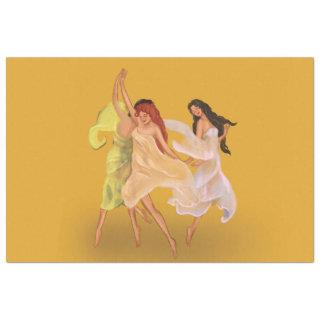 Three Graces Fairies Fairy Fae Decoupage Tissue Paper