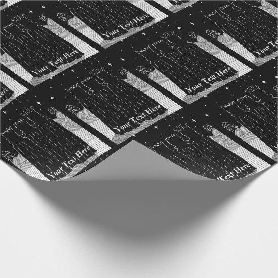 Three kings christmas star monochrome contempory