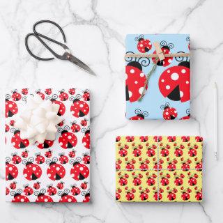 Three Ladybugs Design  Sheets