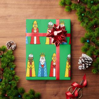 Three Wise Men on Green