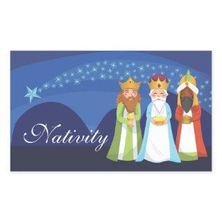Three Wise Men Rectangular Sticker
