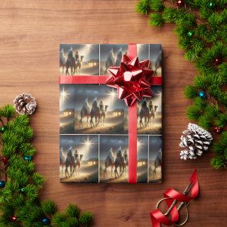Three Wisemen Following a Star