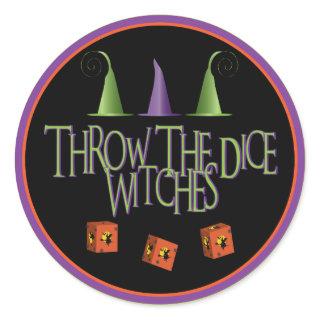 Throw The Dice WItches Stickers