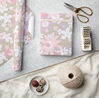 Throwback 60s flower paper