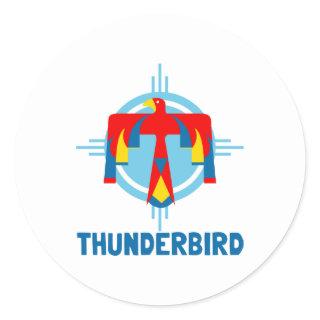 Thunderbird Design Classic Round Sticker