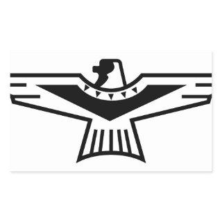 Thunderbird Outline Rectangular Sticker