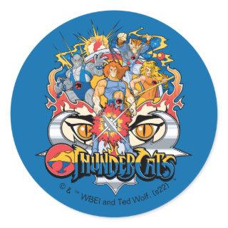 ThunderCats | Firey Group Graphic Classic Round Sticker