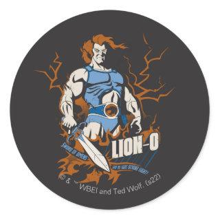 ThunderCats | Lion-O Electric Graphic Classic Round Sticker