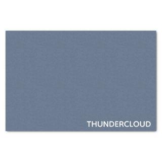 Thundercloud Blue-grey Colour Name Tissue Paper