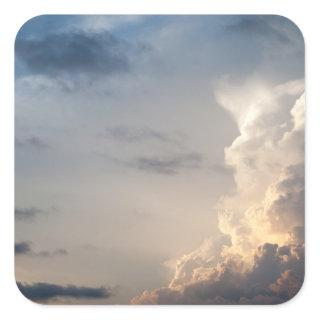 Thunderhead Cloud Heaven Sky Storm Clouds Square Sticker