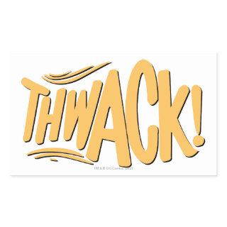 THWACK! RECTANGULAR STICKER