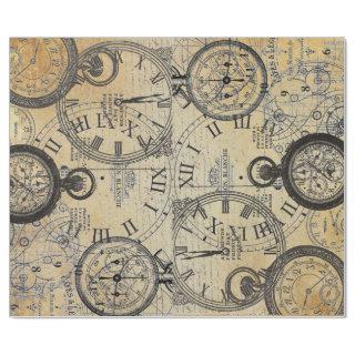 Tick Tock 60lb Decoupage Poster