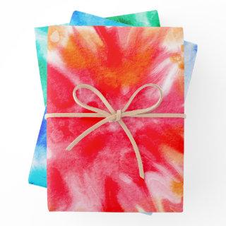 Tie Dye All Occasion Three Different Colors   Sheets