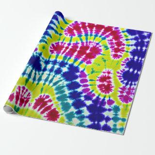 Tie Dye Inked Psychedelic Spiral Surface Art