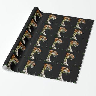 Tiger Approaching - Wild Animal Artwork