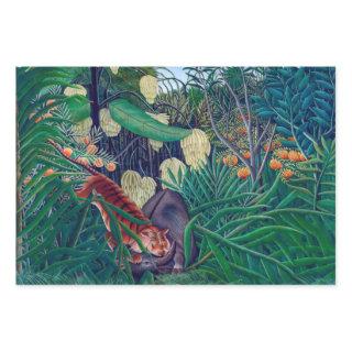 Tiger Attacking Buffalo in Exotic Tropical Jungle  Sheets