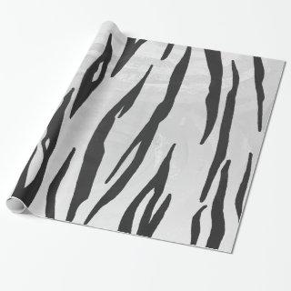 Tiger Black and White Print