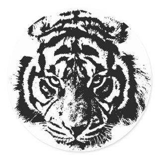 Tiger Classic Round Sticker
