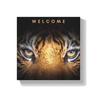 Tiger face canvas