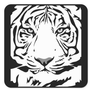 tiger face stickers