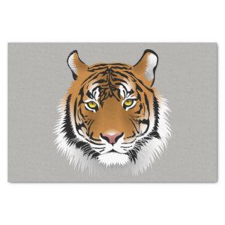 Tiger face tissue paper