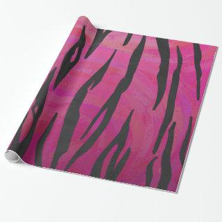 Tiger Hot Pink and Black Print