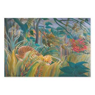 Tiger in Storm Tropical Forest Exotic Jungle  Sheets