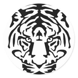 tiger.png classic round sticker