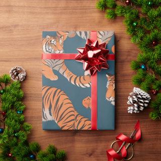 Tiger Retro Colorful Personalized Pattern