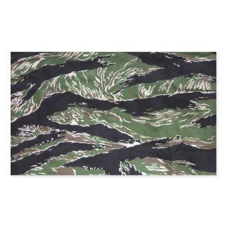 Tiger Stripe Camo Rectangular Stickers