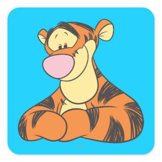 Tigger 5 square sticker