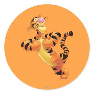 Tigger 6 classic round sticker