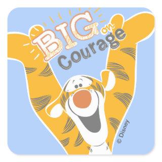Tigger | Big Courage Square Sticker