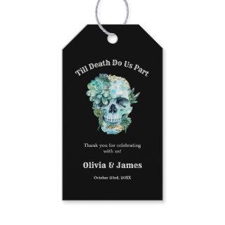 Til Death Do Us Part Gothic Halloween Wedding Gift Tags