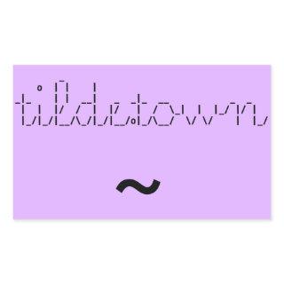 tilde.town ascii banner sticker