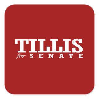 TILLIS FOR SENATE 2014 SQUARE STICKER