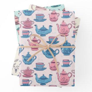 Time for Tea Vintage Pattern  Sheets