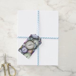 time piece gift tags