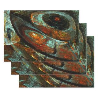 Time Split Abstract Art  Sheets