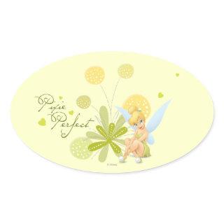 Tinker Bell  Pose 27 Oval Sticker