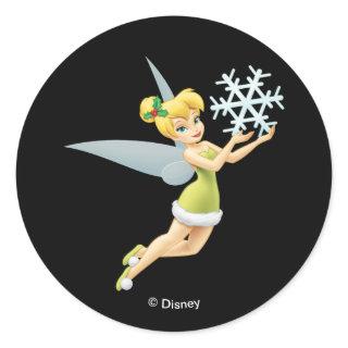 Tinkerbell | Christmas Snowflake Classic Round Sticker