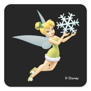 Tinkerbell | Christmas Snowflake Square Sticker