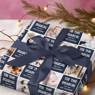 Tis the Season Fun Photo Grid Christmas Gift