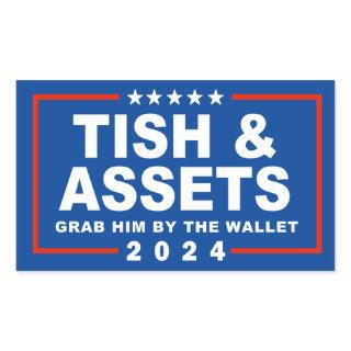 Tish and Assets - Grab him by the wallet Rectangular Sticker