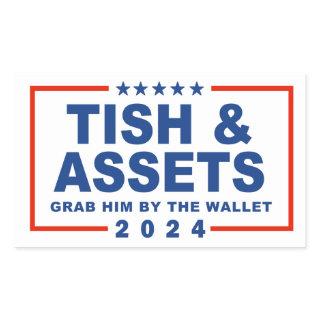 Tish and Assets - Grab him by the wallet Rectangular Sticker