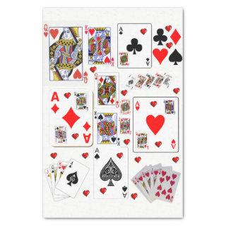 Tissue Paper Ace Playing Cards