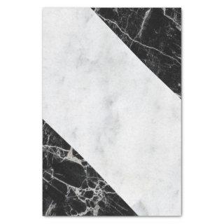 Tissue Paper Black & White Marble