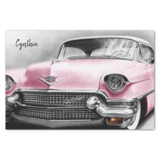 Tissue Paper Pink Car