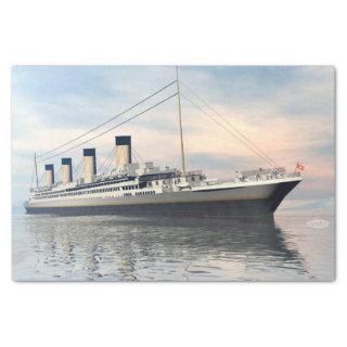 Titanic ship - 3D render Tissue Paper